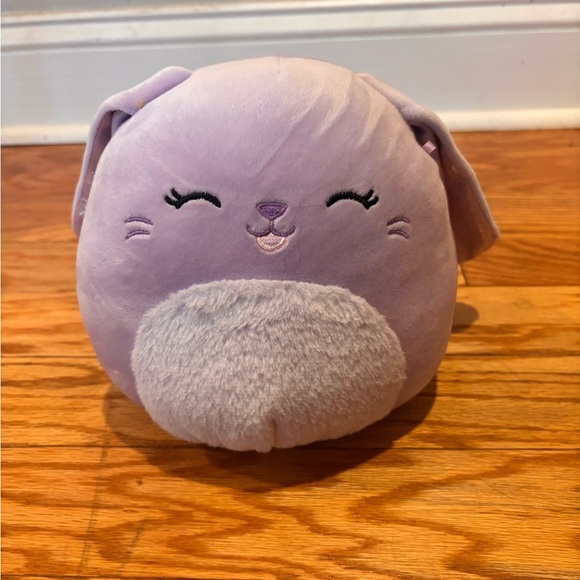 SQUISHMALLOWS BUBBLES THE PURPLE EASTER BUNNY 8” - Picture 2 of 4